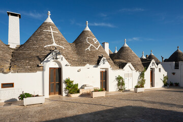 street in Alberobello, Puglia
