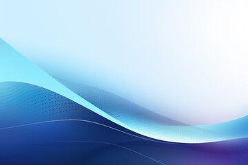 Obraz premium Abstract Blue Wave Design with Flowing Lines and Motion,Generated By Ai
