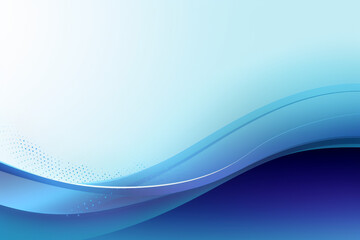 Obraz premium Abstract Blue Wave Design with Flowing Lines and Motion,Generated By Ai