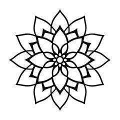 Obraz premium Professional Mandala Design with Symmetrical Layout and Intricate Details-50