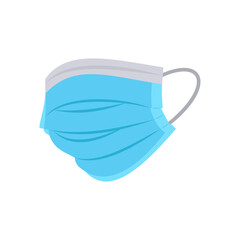 Mask Flat Icon, Vector illustration