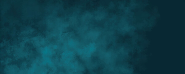Deep teal haze and soft mist creating a quiet yet dramatic design backdrop

