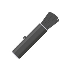 Plastic Broom Flat Icon, Vector illustration