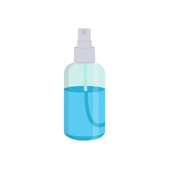 Alcohol Spray Flat Icon, Vector illustration