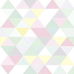 Pastel Triangular Geometric Pattern - Minimalist Abstract Background Design 
