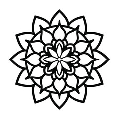 Professional Mandala Design with Symmetrical Layout and Intricate Details-71