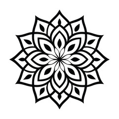 Professional Mandala Design with Symmetrical Layout and Intricate Details-79