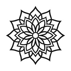 Professional Mandala Design with Symmetrical Layout and Intricate Details-95