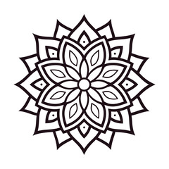 Professional Mandala Design with Symmetrical Layout and Intricate Details-100