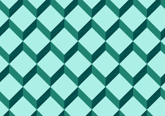 Geometric box 3d pattern vector graphic for fabric, interior, backdrop, background etc.