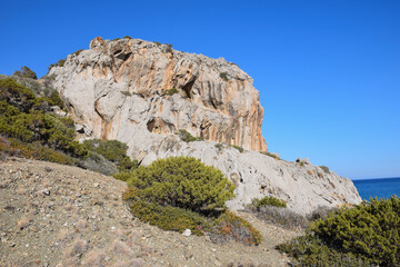 Chondros-Crete, rocks in the mountains