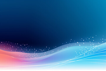 Abstract Blue Wave Background,Generated By Ai