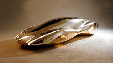 A futuristic car design showcasing sleek lines and cutting-edge technology.