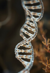 neural connections mycelium background microscopic abstract dna, dramatic atmosphere, with white tones