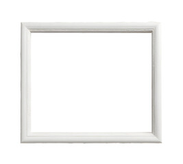 White frames isolated on transparent background, template