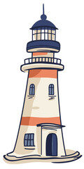 Vector illustaration of lighthouses 