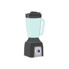 Electric Blender Flat Icon, Vector illustration