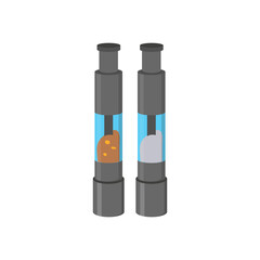 Pepper Grinder Flat Icon, Vector illustration