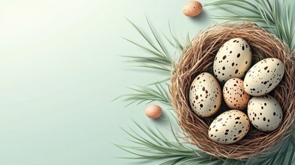 Obraz premium Happy Easter. Vector template for greeting cards.