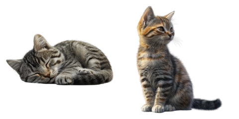 Chill companion isolated on transparent background, Set of