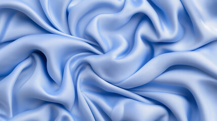 Obraz premium Serene Blue Silk Drape 