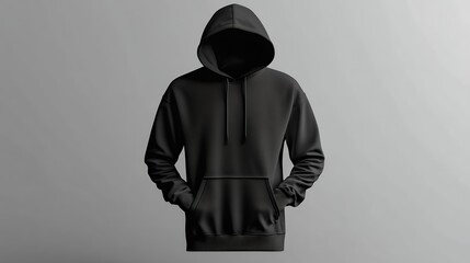 black and white hoody 