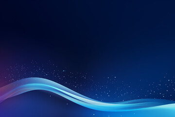 Blue Wave Motion Design Wallpaper,Generated By Ai