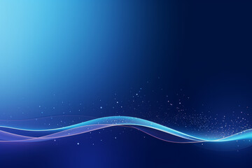 Blue Wave Motion Design Wallpaper,Generated By Ai