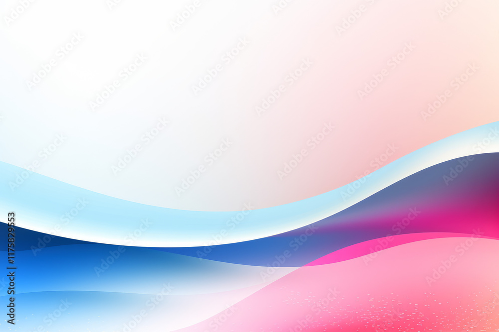 Poster dynamic blue wave design background for presentation background,generated by ai