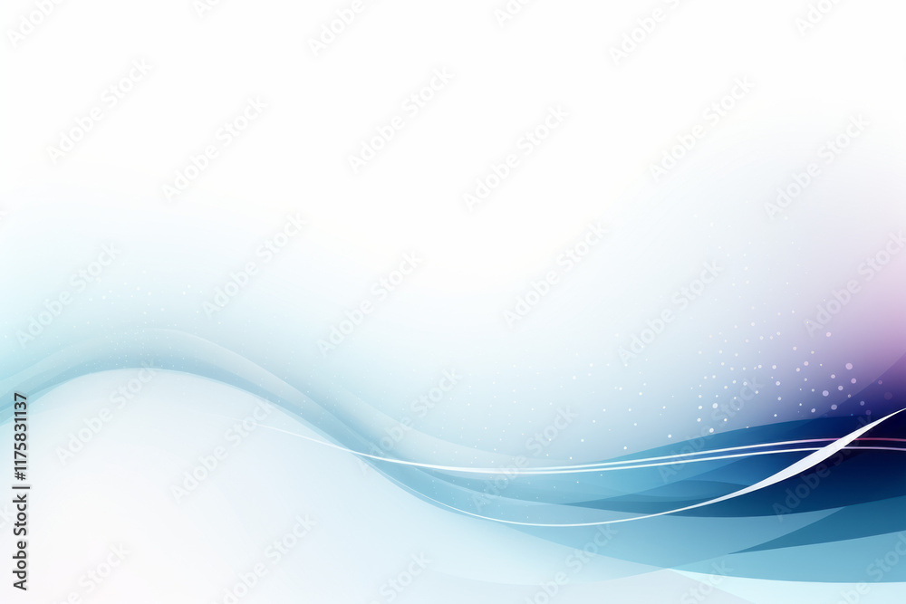 Poster blue wave flow abstract background design for presentation background,generated by ai