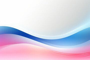 Obraz premium Abstract Blue Wave Design with Futuristic Swirls and Flowing Lines for presentation background,Generated By Ai