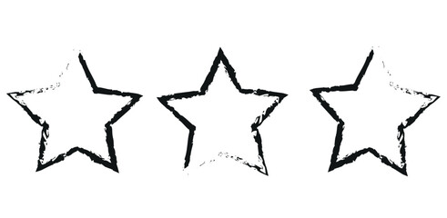  stars icon with 3,4,5,6,7,8 points. 