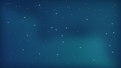 Cosmic Starfield: Stunning Outer Space Galaxy with Twinkling Stars