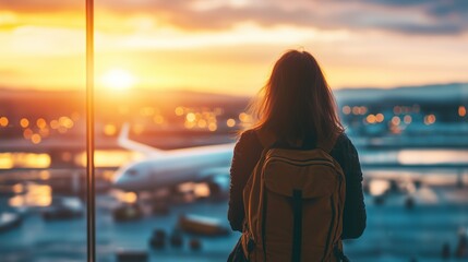 a woman looking empowered because she is traveling solo