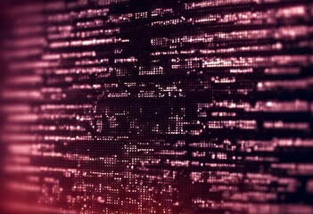 computer abstract screen software code script programming developer