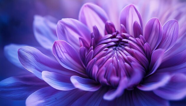 close up of a vibrant purple flower on a soft blurred background macro texture background