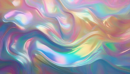 Obraz premium rainbow ombre pastel oil spill iridescent shiny texture pattern background