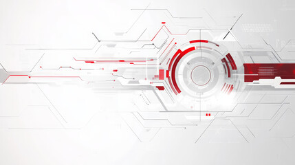 "Futuristic red corporate abstract background with geometric vector design."






