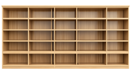 Bookcase, isolated on transparent background