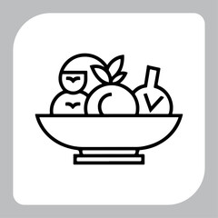 Flavorful Wellness Icons Chic Black Logo Designs Capture the Flavorful Nutritional Goodness of a St
