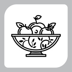 Flavorful Wellness Icons Chic Black Logo Designs Capture the Flavorful Nutritional Goodness of a St
