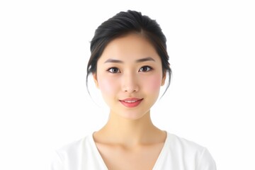 Portrait of an Asian woman (skin care, body care, beauty salon)