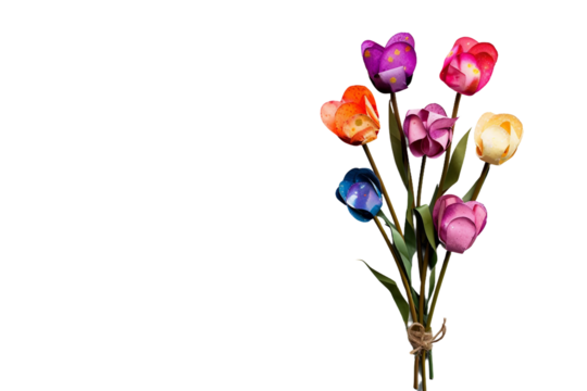 Thoughtful International Womens Day greeting design with elegant details and a message of womens rights and achievements isolated on transparent background