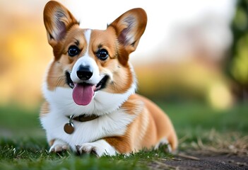 A view of a Corgi Dog