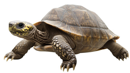 Fototapeta premium Tortoise, isolated on transparent background