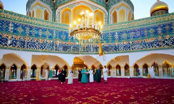 Eid Mubarak colorful luxury Islamic