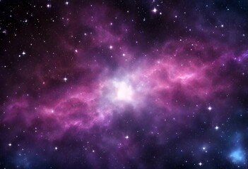 stars cosmic nebula background blue purple