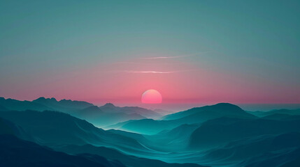 Fototapeta premium Serene Minimalist Aesthetic Wallpaper to Enhance Your Workspace