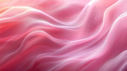 Obraz premium Pink Flowing Silk Fabric Abstract