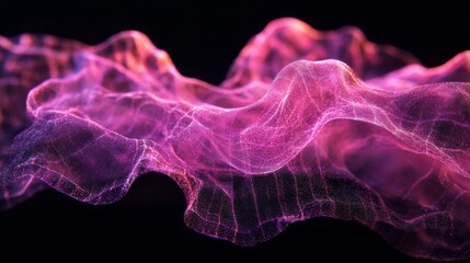 Abstract Glowing Waves